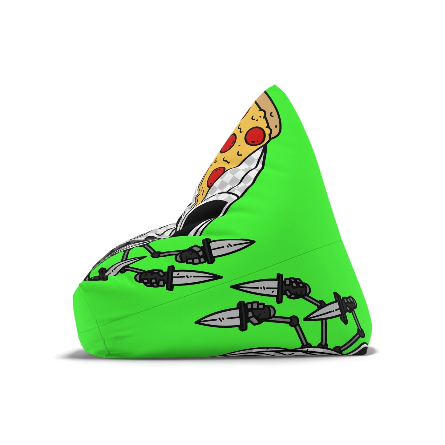 Pizza Lover Chef Visitor Alien Bean Bag Chair Cover