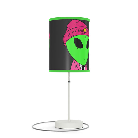 Peace Alien Pink Suit Business Lamp on a Stand, US|CA plug