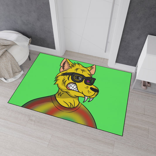 Hip Hop Cool Stylish Werewolve Wolf Heavy Duty Floor Mat