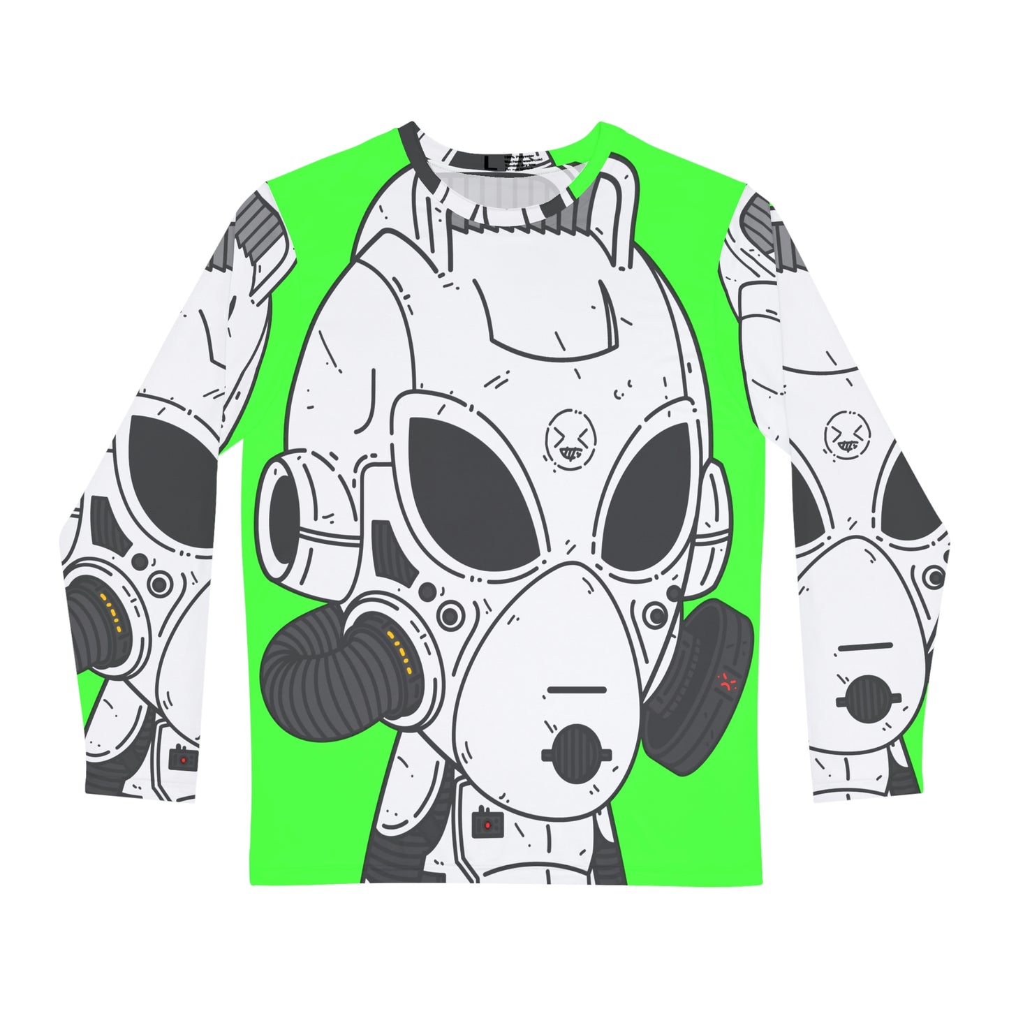 Camisa AOP de manga larga para hombre Alien LOL Visitor 