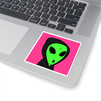 Anonymous Anon Alien Visitor Kiss-Cut Stickers