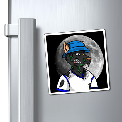 Full Moon Cyborg Werewolve Wolf Magnets