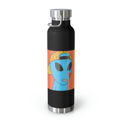 Alien Blue Blood Visitor Copper Vacuum Insulated Bottle, 22oz