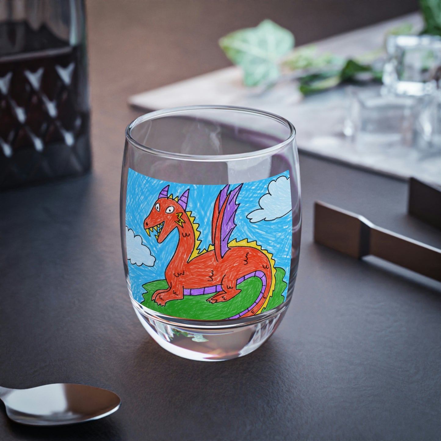 Fierce Dragon Medieval Whiskey Glass