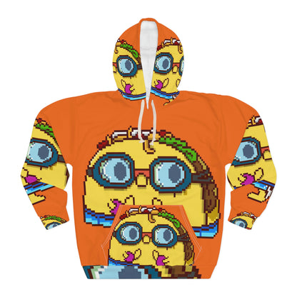 Swim Pool Taco AOP Unisex Pullover Hoodie