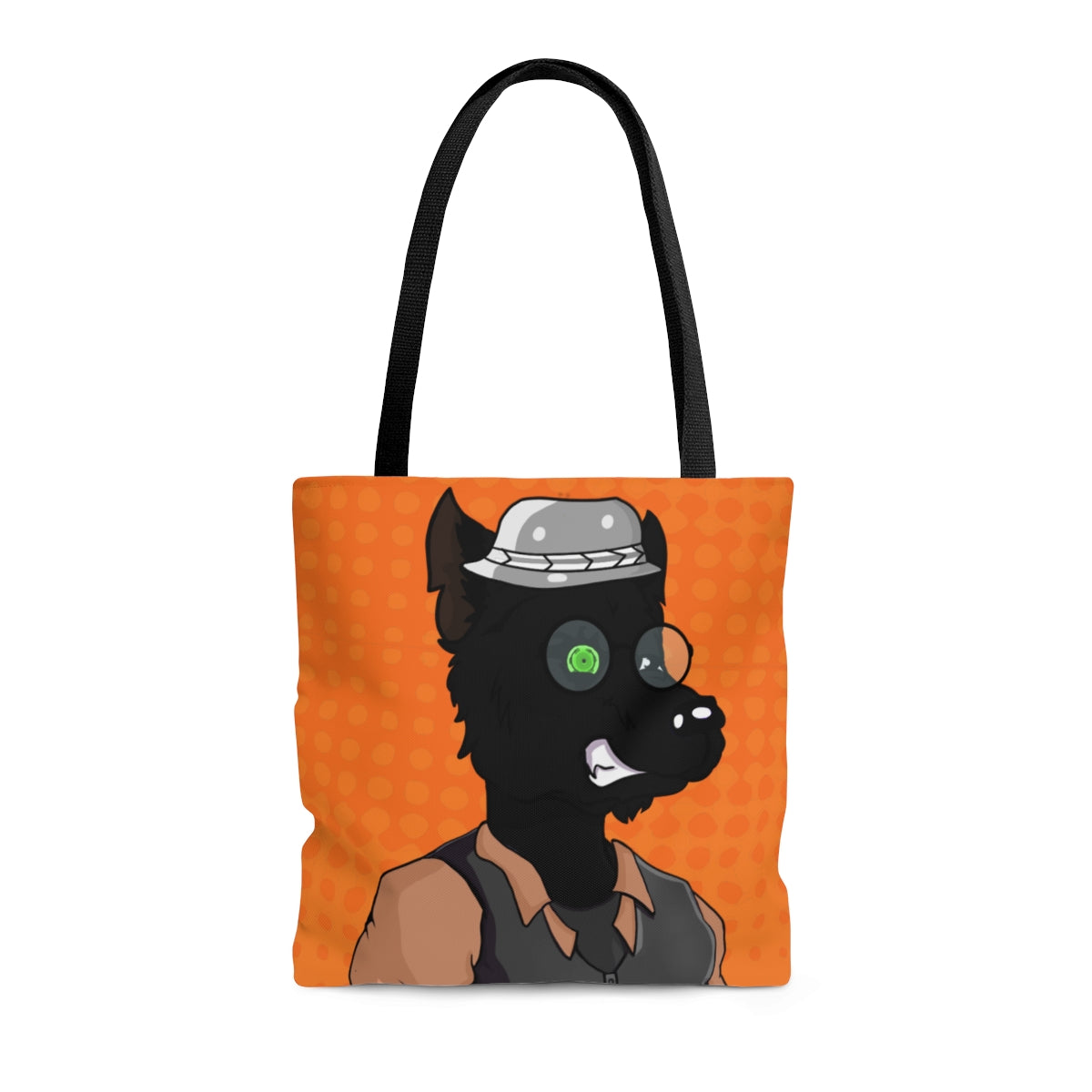 Cyborg Wolf Werewolve First Edition AOP Tote Bag