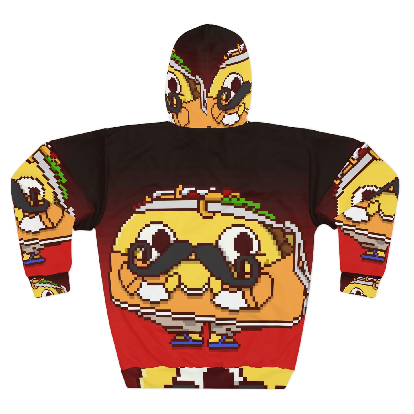 Karate Ninja Taco AOP Unisex Pullover Hoodie