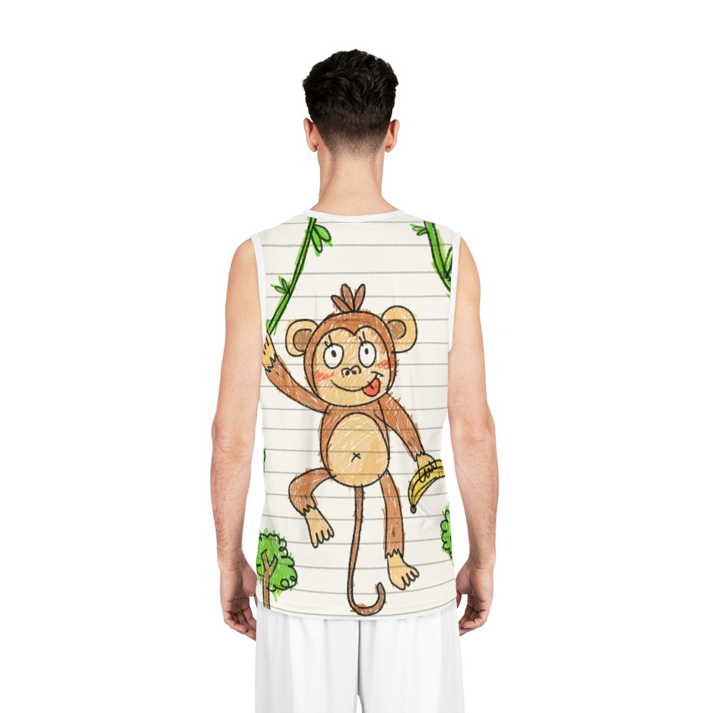 Camiseta de baloncesto Tree Monkey (AOP) 