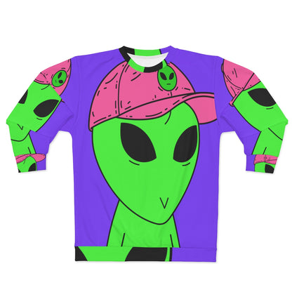 Sudadera unisex Happy Alien Gleeful Visitor AOP 