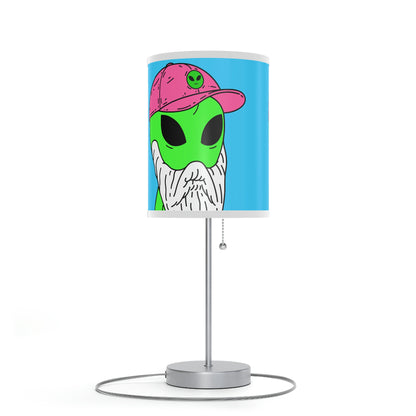 Alien Old Man Wizard Beard Visitor Cartoon Lamp on a Stand, US|CA plug