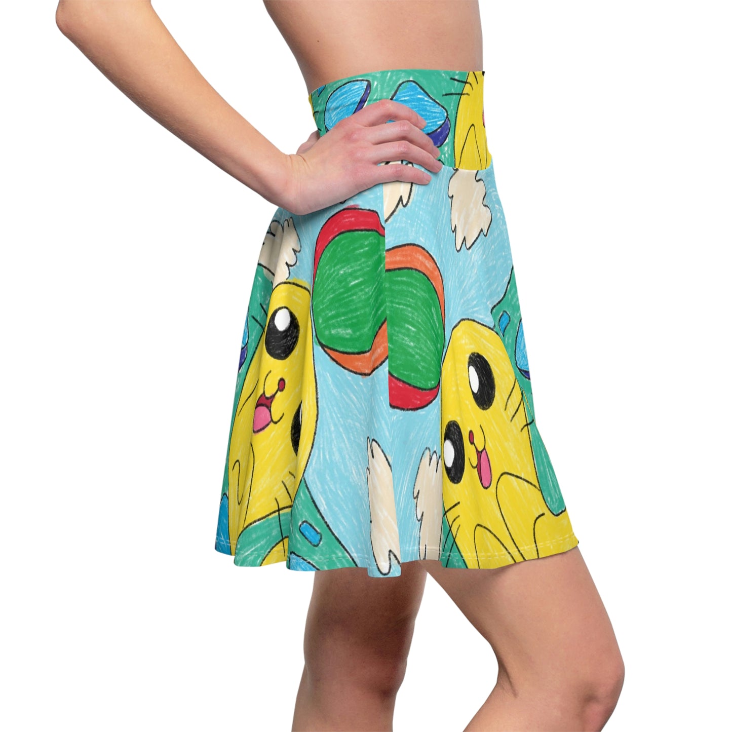 Seal Trick Marine Ocean Animal Sea Creature Women's Skater Skirt