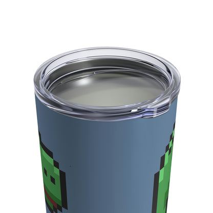 Dinosaur Dino Pixel Tumbler 10oz