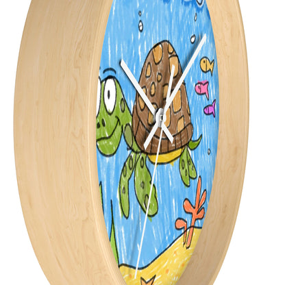 Reloj de pared Sea Turtle Beach Sand Ocean 