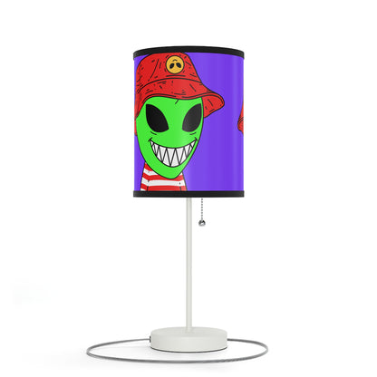 Alien Character Cartoon Big Smile Lamp on a Stand, US|CA plug