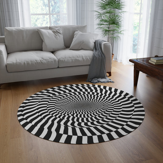 Alfombra redonda Vortex Illusion Design Five