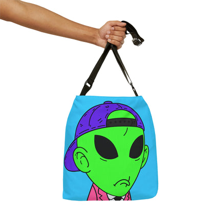 Moody Alien Visitor Adjustable Tote Bag (AOP)