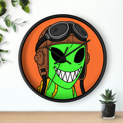 Air Force Aviator Alien Wall clock