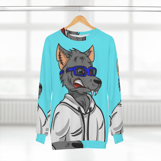 Fitness Hoodie Wolf Hooded Fang Werewolf AOP Unisex Sweatshirt