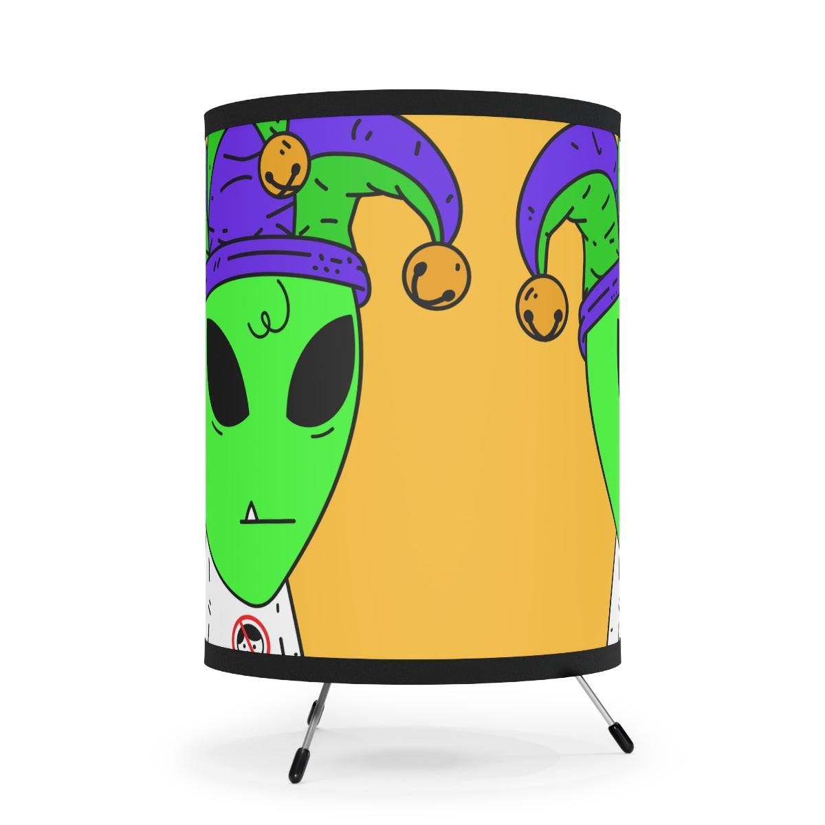 Jester Alien Joker Tripod Lamp with High-Res Printed Shade, US\CA plug