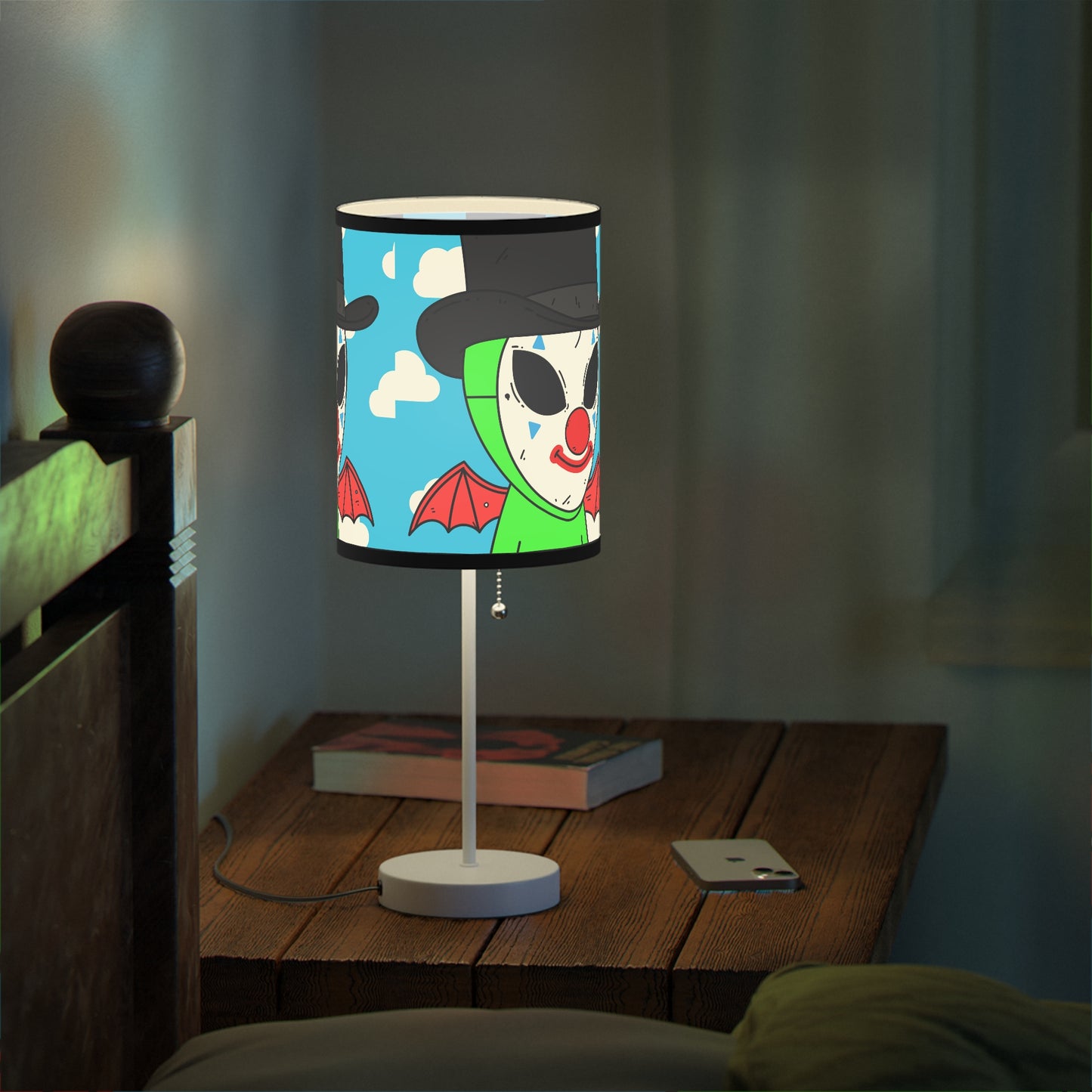 Alien Posse Clown Cartoon Visitor Lamp on a Stand, US|CA plug