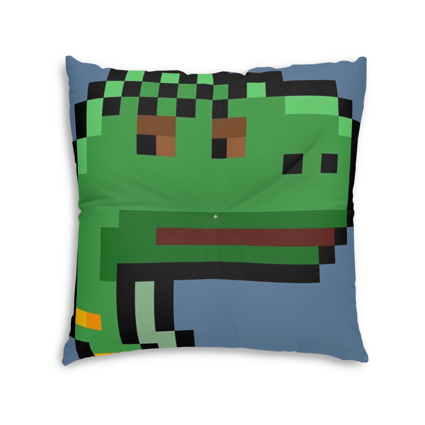 Dinosaur Dino Pixel Tufted Floor Pillow, Square