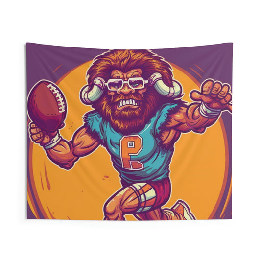 American Football Baffalo Bison Game Sport Graphic Indoor Wall Tapestries