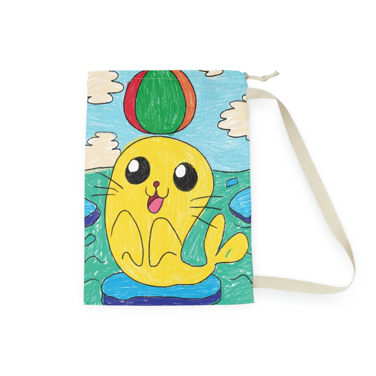 Seal Trick Marine Ocean Animal Sea Creature Laundry Bag