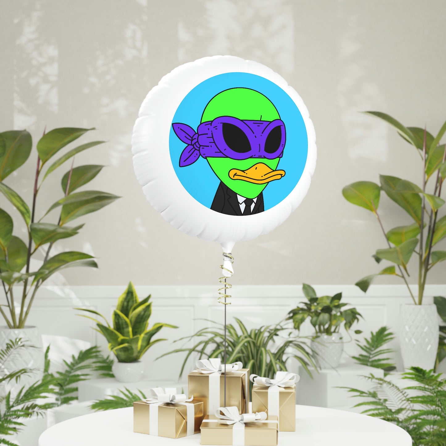 Visitante 751 Alien Globo de helio Mylar