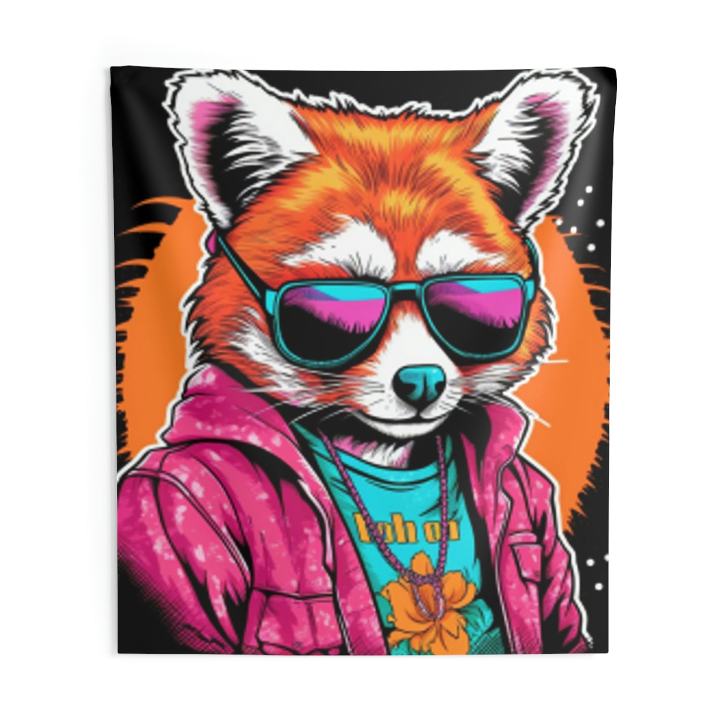 Red Panda Pop Culture Anime Cartoon Graphic Indoor Wall Tapestries