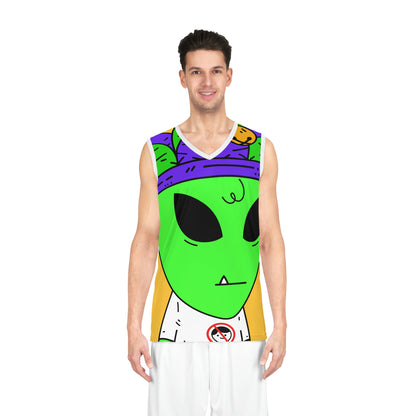 Jester Alien Joker Visitor Basketball Jersey (AOP)