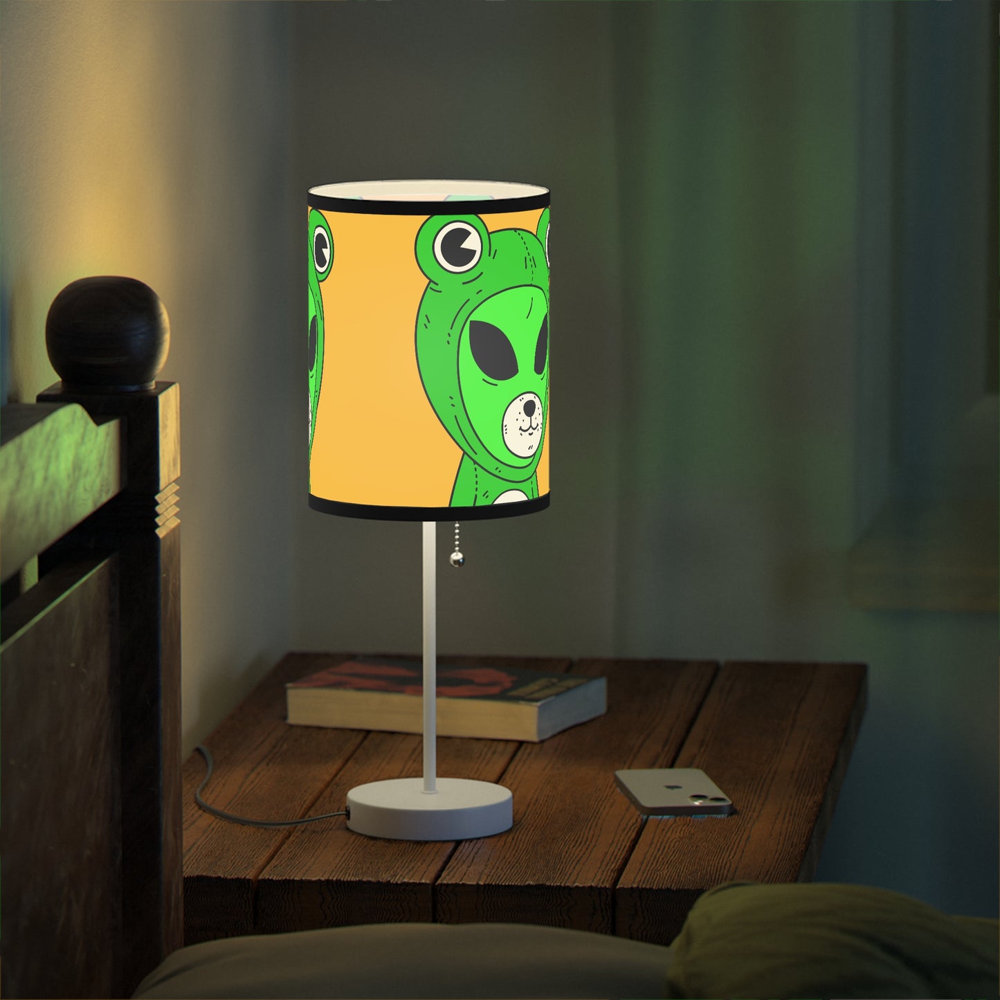 Frog Pepe Alien Visitor Lamp on a Stand, US|CA plug