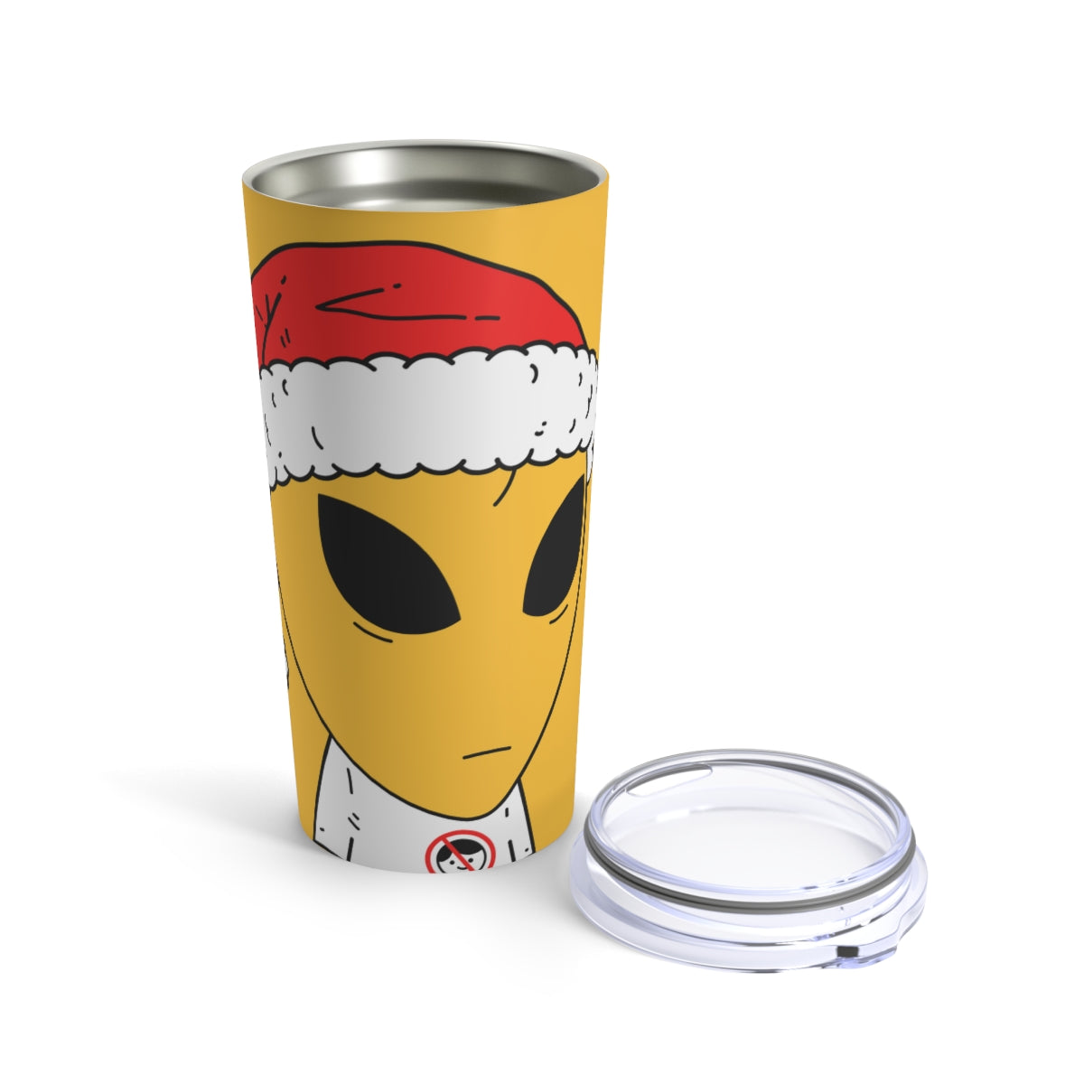 Alien Christmas Santa Space Character Holiday Winter Season Vaso 20oz