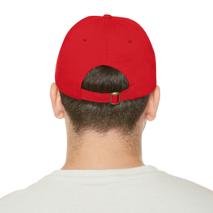 Visitor 751 Alien Dad Hat with Leather Patch (Round)