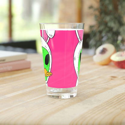 Bunny Easter Duck Alien Pint Glass, 16oz