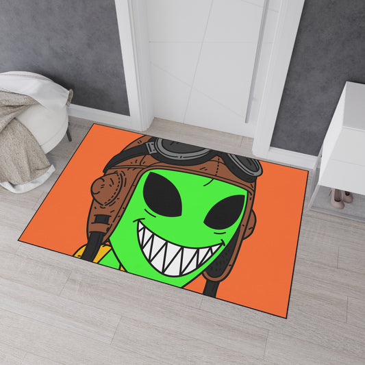 Pilot Aviator Airplane Helicopter UFO Space Force Captain Visitor Alien Heavy Duty Floor Mat