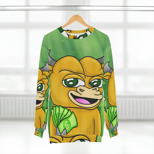 Sudadera unisex Bull Run Money Bear Market Graphic AOP