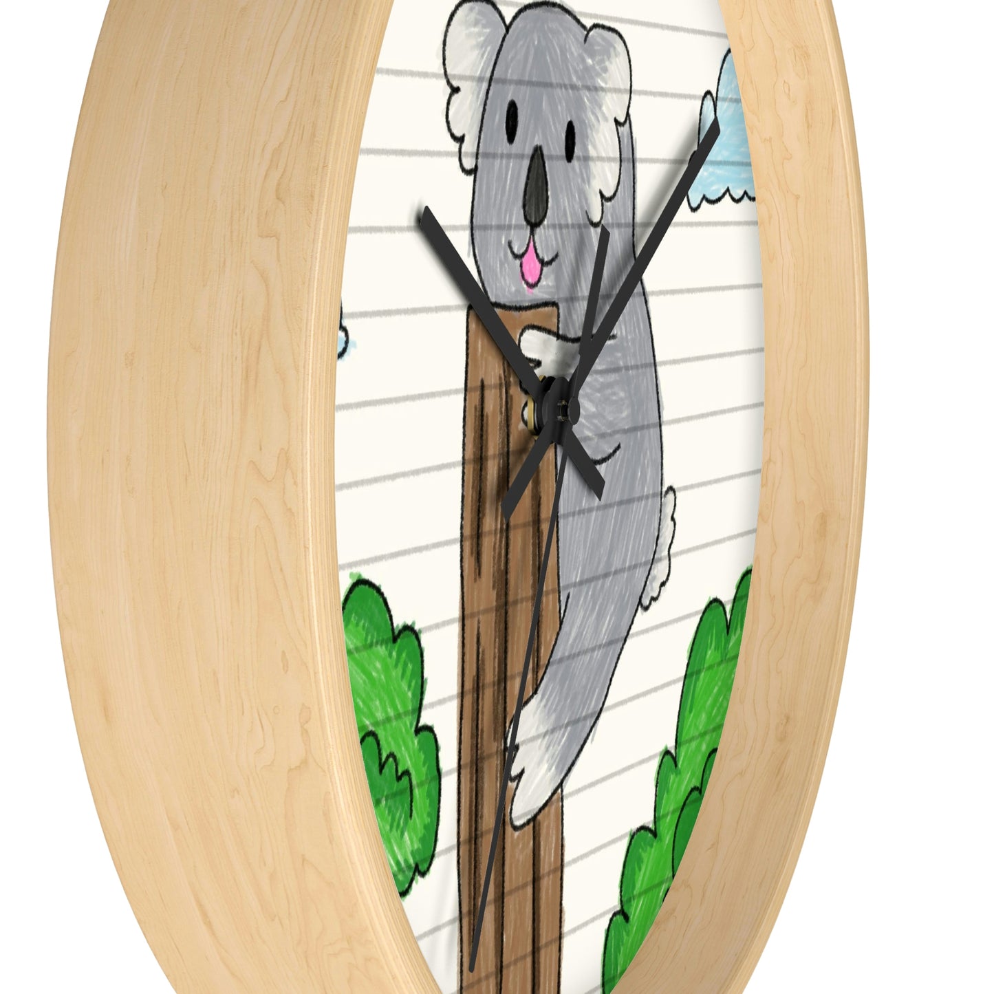 Koala Bear Animal Tree Climber Wall clock