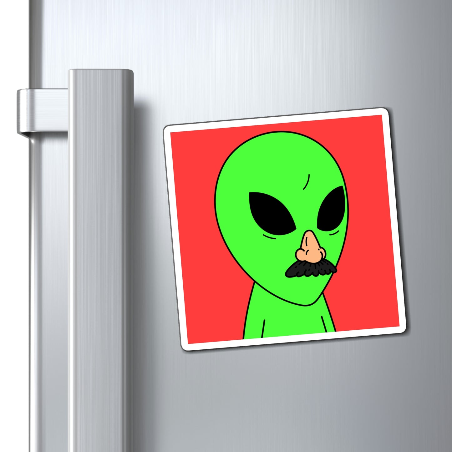 Fake Alien Human Mask Magnets