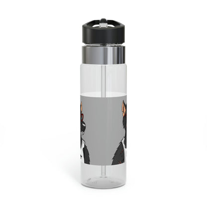 Heart Valentine Black Wolf Cyborg Kensington Tritan™ Sport Bottle, 20oz