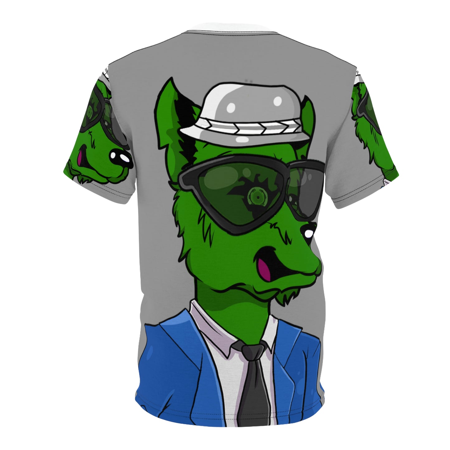 Werewolve Wolf Business Suit Cartoon Unisex AOP Cut & Sew Tee