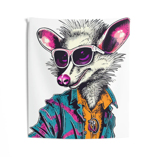 Opossum Artist Fashion Style Indoor Wall Tapestries