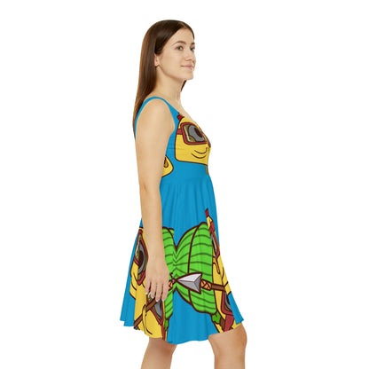 Vestido skater Tribal Taco para mujer 