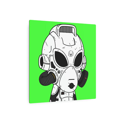 Alien LOL Visitor Metal Art Sign