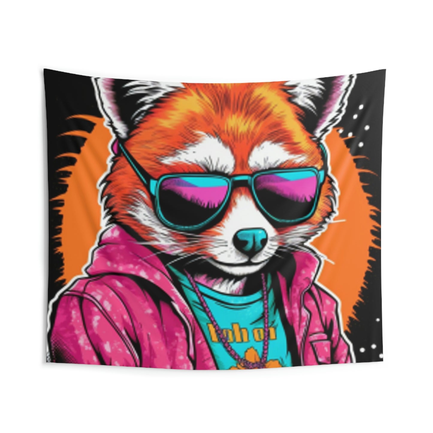 Red Panda Pop Culture Anime Cartoon Graphic Indoor Wall Tapestries