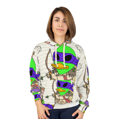 Archer Shooter Alien Bow Arrow Mark Hunter Visitante 751 AOP Sudadera con capucha unisex 