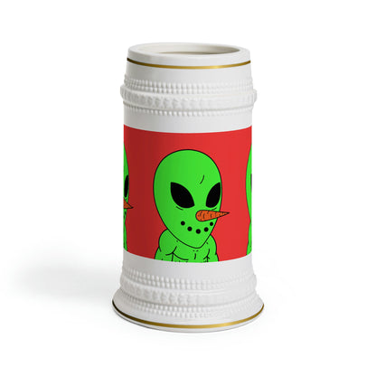 Veggie Visi Alien Vegetable Visitor Beer Stein Mug