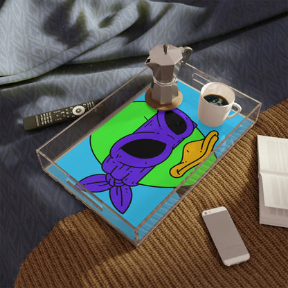 Alien Visitor 751 Acrylic Serving Tray