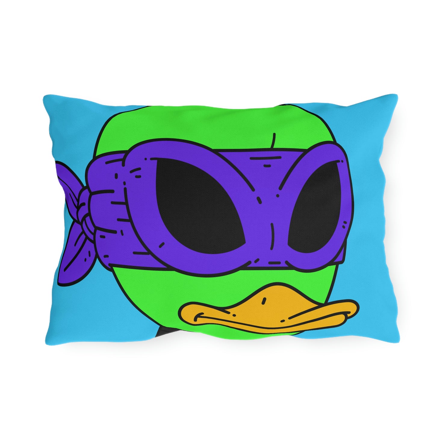 Visitor 751 Alien Outdoor Pillows