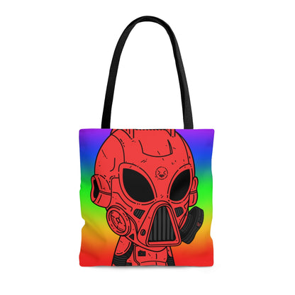 LOL Rainbow Armored Red Future Alien Cyborg Machine Visitante AOP Bolsa de tela 