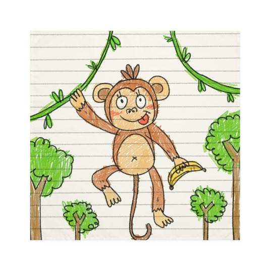Graphic Monkey - Fun Zoo Clothing for Ape Lovers Napkins